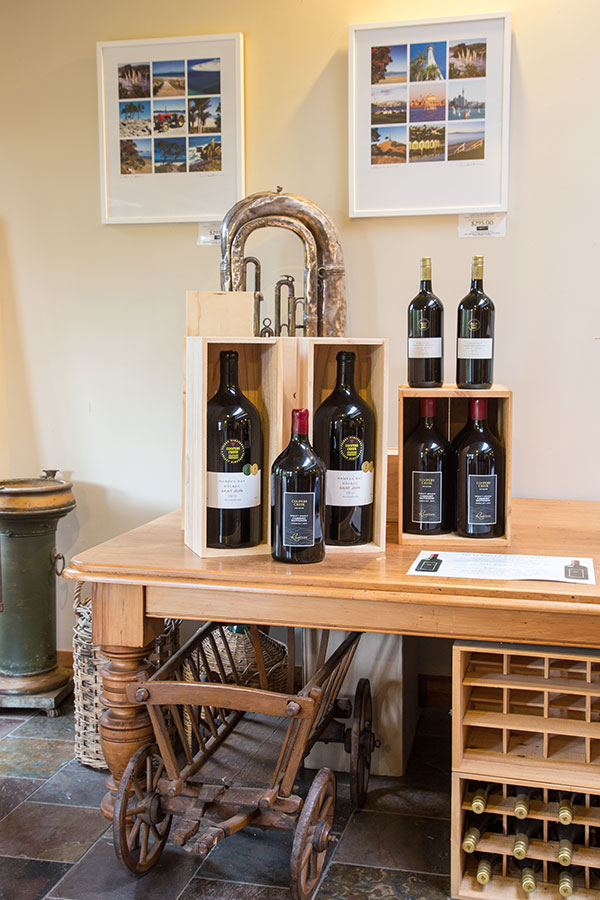 Coopers Creek wine displays