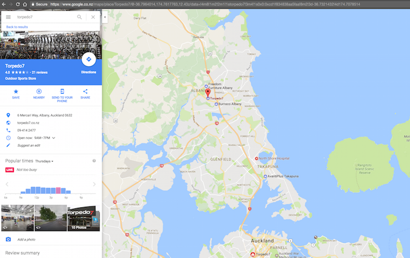 Google Maps Screen Shot 