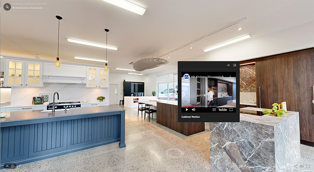 HK Kitchens 3D virtual tour screenshot